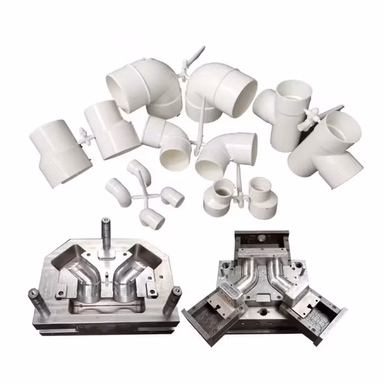 Customized White PVC PPSU PPR Injection Pipe Fitting Mould for Electronic